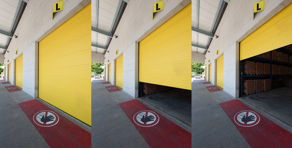 Porte garage sezionali per uso industriale –  HG Commerciale 13 14 15